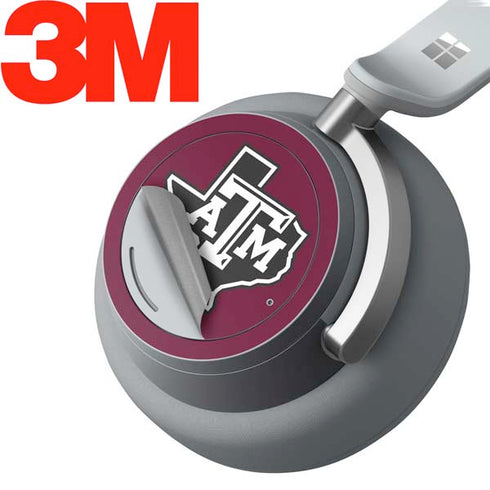Texas A&M University Black Logo Surface Headphones Skin